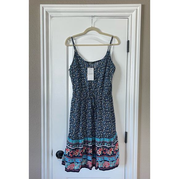 NWT PRETTYGARDEN Floral V Neck Spaghetti Strap Button Down X-Large - Picture 3 of 12